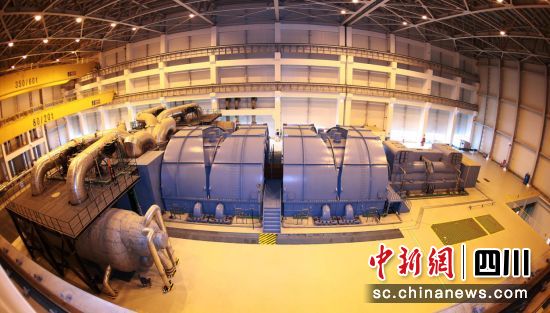 “华龙一号”全球首堆示范工程福清核电汽轮发电机组。jinnianhui金年会电气 供图
